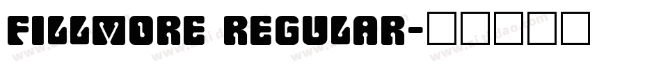 Fillmore Regular字体转换